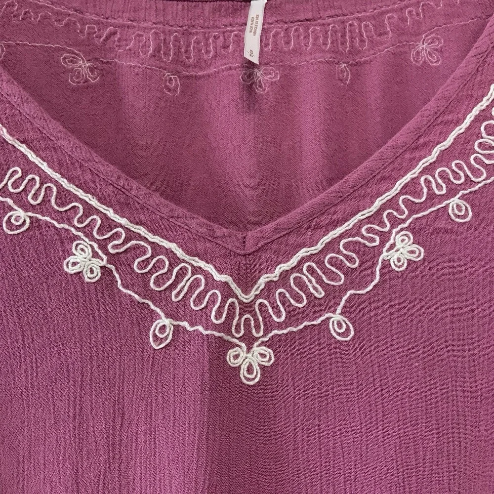 FREE PEOPLE Skyfall Embroidered Boho Dress Size Small